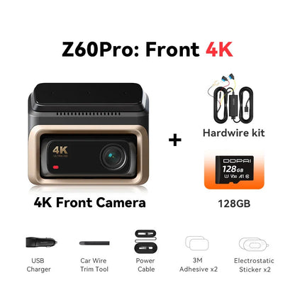 Dashcam – Autocamera – DVR – Videoregistratie – Bewegingsdetectie – 4K Ultra HD – 5GHz Wifi & ADAS Veiligheid