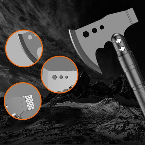 Buiten kampeerschep - Compact - Draagbaar en Betrouwbaar voor Kamperen - Wandelen - Trekken en Overlevingsavonturen - QUORE