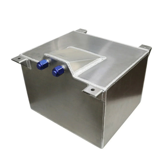 Brandstof Jerrycan - 20 Liter - Benzine of Diesel - met Tuit en Ontluchtingsnippel - Brandstoftank - Universele oliebox - met antislipschuim - voor trams en vrachtwagens - Zilver - QUORE