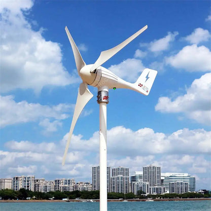 Windturbine – Windgenerator – Windmolen – Groene Energie – 600W Vermogen – Aluminium Behuizing - QUORE