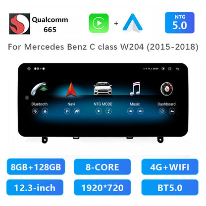 12,3 inch Android 14 Multimedia Speler – Auto Navigatiesysteem – Touchscreen Headunit – Infotainmentsysteem – CarPlay Systeem – Draadloze CarPlay – 6GB RAM & 128GB Opslag