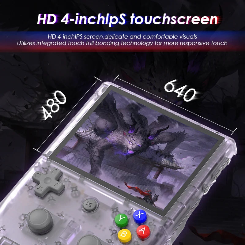 Handheld Game Console RG405V 4 inch IPS Touch Screen T618 Android 12 Retro Video Game Player Support OTA Update Gift - QUORE