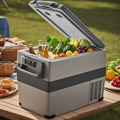 Sihao 15L 20L 30L 35L 40L 45L 50L 55L Portable Refrigerator Compressor Fridge Freezer Mini Cooler for Outdoor Camping BBQ Picnic