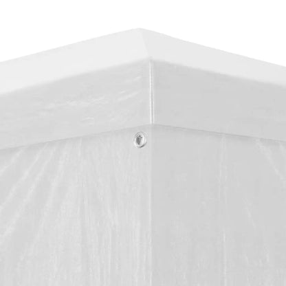 Tuinpaviljoen – Partytent – Tuintent –  Ontvangsttent – Marktkraamtent – Buitenoverkapping – Waterdicht PE – Roestvrij Stalen Frame - 3x3m - Wit