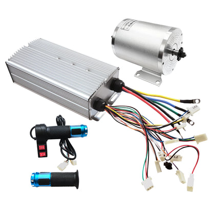 Brushless Motor Kit – Borstelloze Motor – Elektrische Motor – Motor Voor E-Bike – 3000W Vermogen – Aluminium Motorhuis – Achteruitrijfunctie