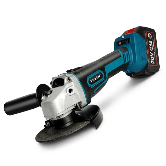 WS-J7-A2 - Haakse Slijper - 20V - 60Hz - M14 Spindle - 10000RPM - Slijptol - Haakse Slijpers - Slijpmachine - Blauw