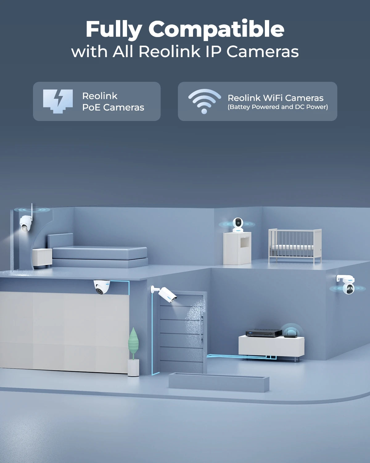 Network Video Recorder 8-kanaals – PoE NVR – IP Recorder – Beveiligingsrecorder – Video-opnameapparaat – 12MP Ultra HD – 12TB Opslagcapaciteit