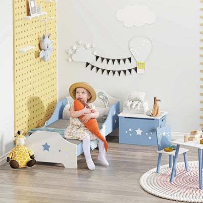 Kinderslaapbed – Kinderbedje – Peutertbed – Juniorbed – Bed Voor Kinderen – Veilig Met Afgeronde Hoeken – Lage Instaphoogte