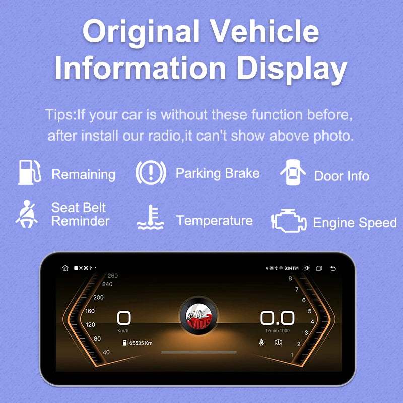 AUTOTOP 10.25" Android 13 Car Radio for BMW 1/2 Series F20 F21 F22 NBT Wireless Carplay Android Auto GPS Navi Multimedia Player - QUORE