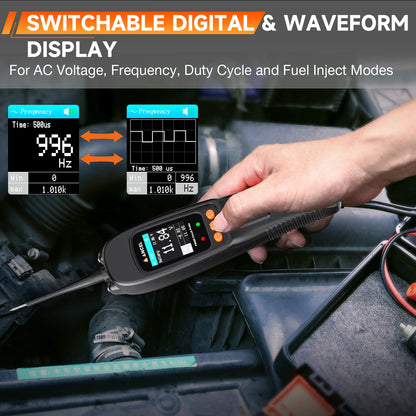 Batterijtester - Diagnosecomputer - Auto Uitlezen - Storing Verwijderen - Accutester 12V/24V - Diagnose apparatuur voor auto's - Power Probe Circuit Tester Kit - Elektrisch geïntegreerd auto-accusysteem diagnosetool - Zwart