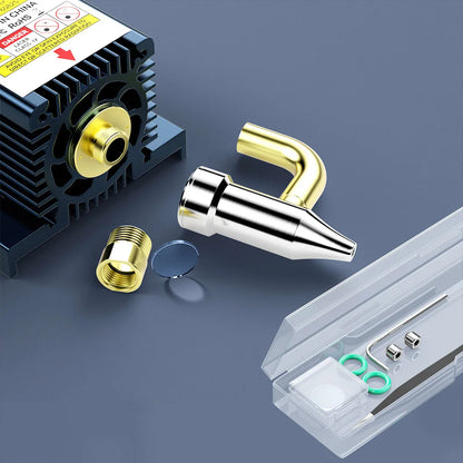 Lasergraveermachine - Graveerset - Graveerder - Graveerapparaat - 5W - Precisie Laser Cutter met Automatische Luchtpomp - 0.06x0.08mm Focus - 32-bit Controller - 410x400mm Werkgebied - voor Graveren en Snijden van Hout, Leer, Acryl