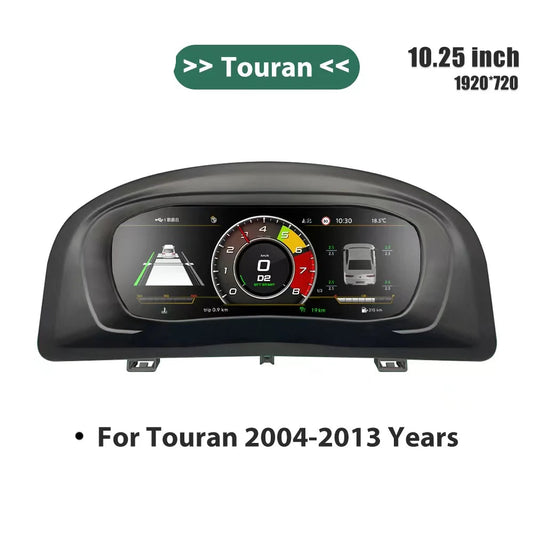 Digitaal Dashboard – Instrumentenpaneel – Virtual Cockpit – LCD Display – Digitaal Cluster – 10,25 Inch HD IPS Scherm – Snelle Opstart Linux Systeem