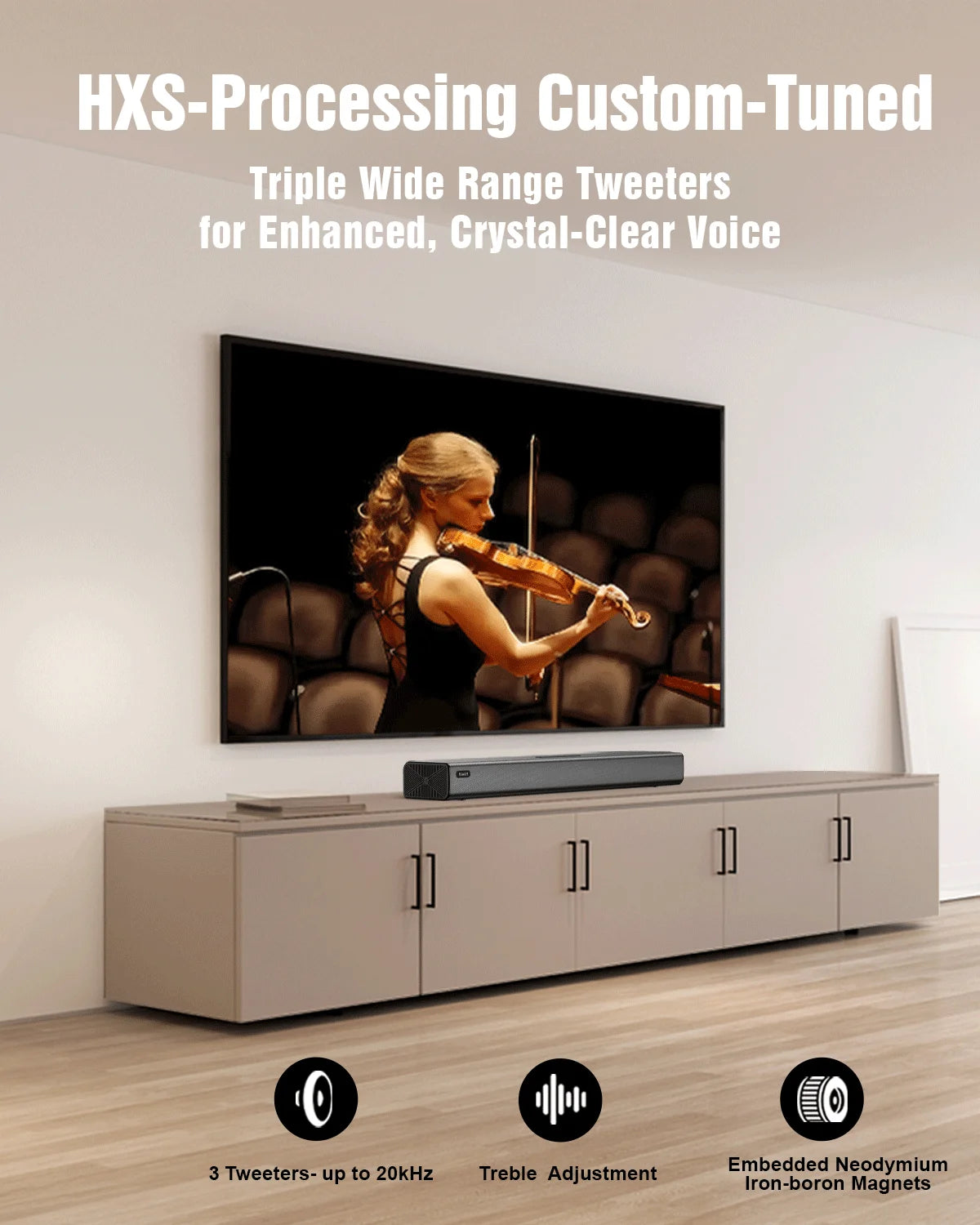 Soundbar Set – Draadloze Soundbar – Home Cinema Systeem – Surround Sound – 450 Watt Vermogen