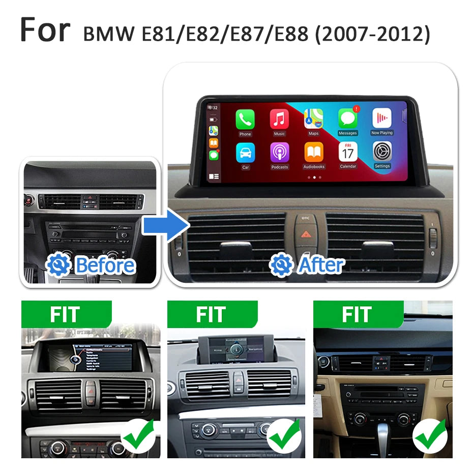 12,5 Inch Multimedia Scherm – Autoradio – Touchscreen – Navigatie – Bluetooth – Draadloze CarPlay – Android 14 OS – 4G Wifi Connectiviteit – Achteruitrijcamera Ondersteuning
