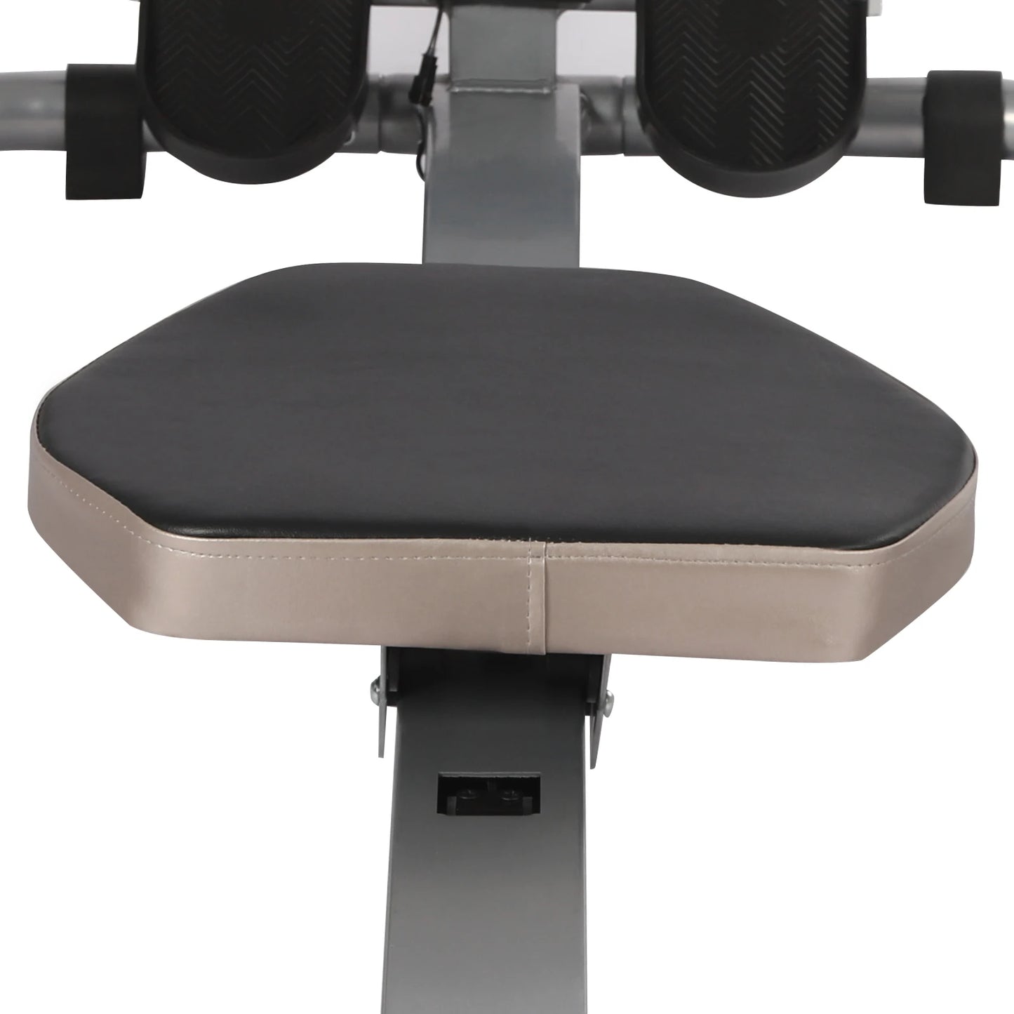 Hydraulische Roeimachine – Roeitrainer – Fitnessapparaat – Indoor Rower – Full Motion Roeimachine – Zwart – Verstelbare Weerstand 15-55kg – Stil en Compact Met LCD-Display