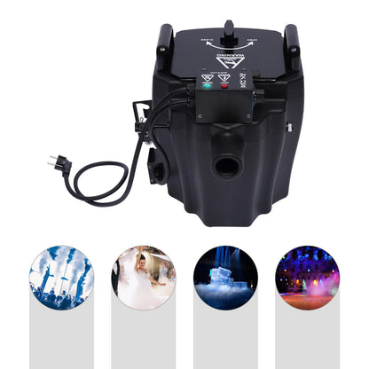 Droogijs Machine – Rookmachine – Rookgenerator – Podiumeffect – Evenementenmachine – 3500W Vermogen – 5 Kg Droogijs Capaciteit - QUORE