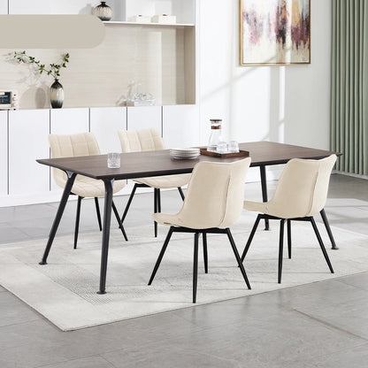 Velvet Eetkamerstoelen - Eetstoel -  Stoelen - Kuipstoelen - Eetkamerstoel - Set van 4 - 360° Draaibaar – Ergonomisch & Gestoffeerd – Donkergrijs - QUORE