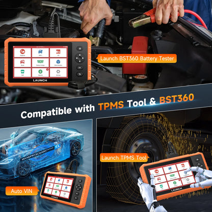 OBD2 Scanner – Diagnosetool – Motordiagnose – DPF Reset – TPMS Ondersteuning – Volledige Systeemdiagnose – Gratis Software Updates