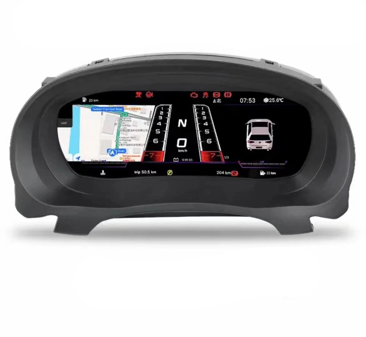 Dashboard Display – Digitaal Dashboard – Auto Instrumentenpaneel – LCD Cluster – Auto Cockpit – 12,3 Inch HD IPS Scherm – Plug & Play Installatie