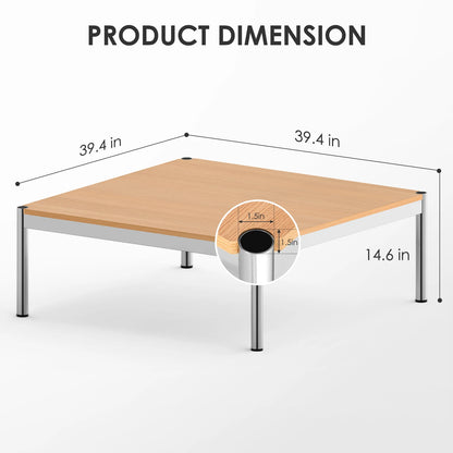 Wood Color Panel Desk Glass Table Living Room Furniture Home Coffee Table Modern Simple Dining Table For Bedroom Side Desk Table