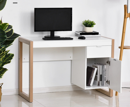 Bureau – Werkplek – Schrijftafel – Thuiswerkplek – Opbergruimte – Melamine Afwerking – Compact Formaat