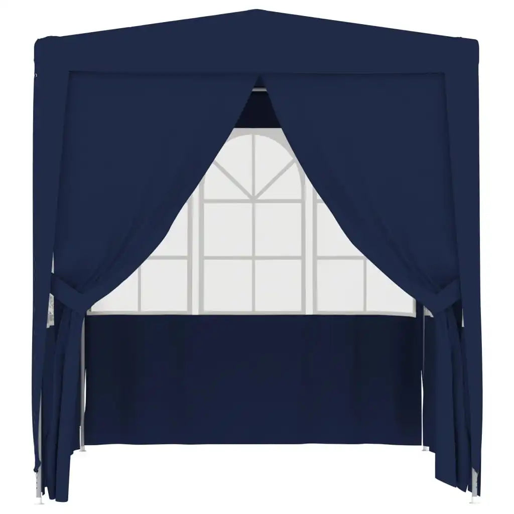 Paviljoen – Tuinpaviljoen – Partytent – Buitentent – Tuinent – Overkapping – Waterdicht – Robuust Stalen Frame - 2.5 x 2.5 m - Blauw
