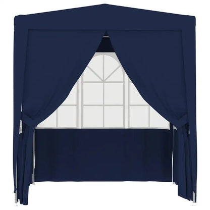 Paviljoen – Tuinpaviljoen – Partytent – Buitentent – Tuinent – Overkapping – Waterdicht – Robuust Stalen Frame - 2.5 x 2.5 m - Blauw