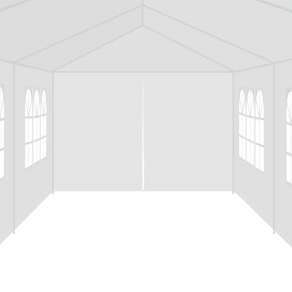 Tuinpaviljoen – Partytent – Tuitent – Overkapping – Waterdicht – 3 x 12 Meter – Roestvrij Staal Frame - Wit
