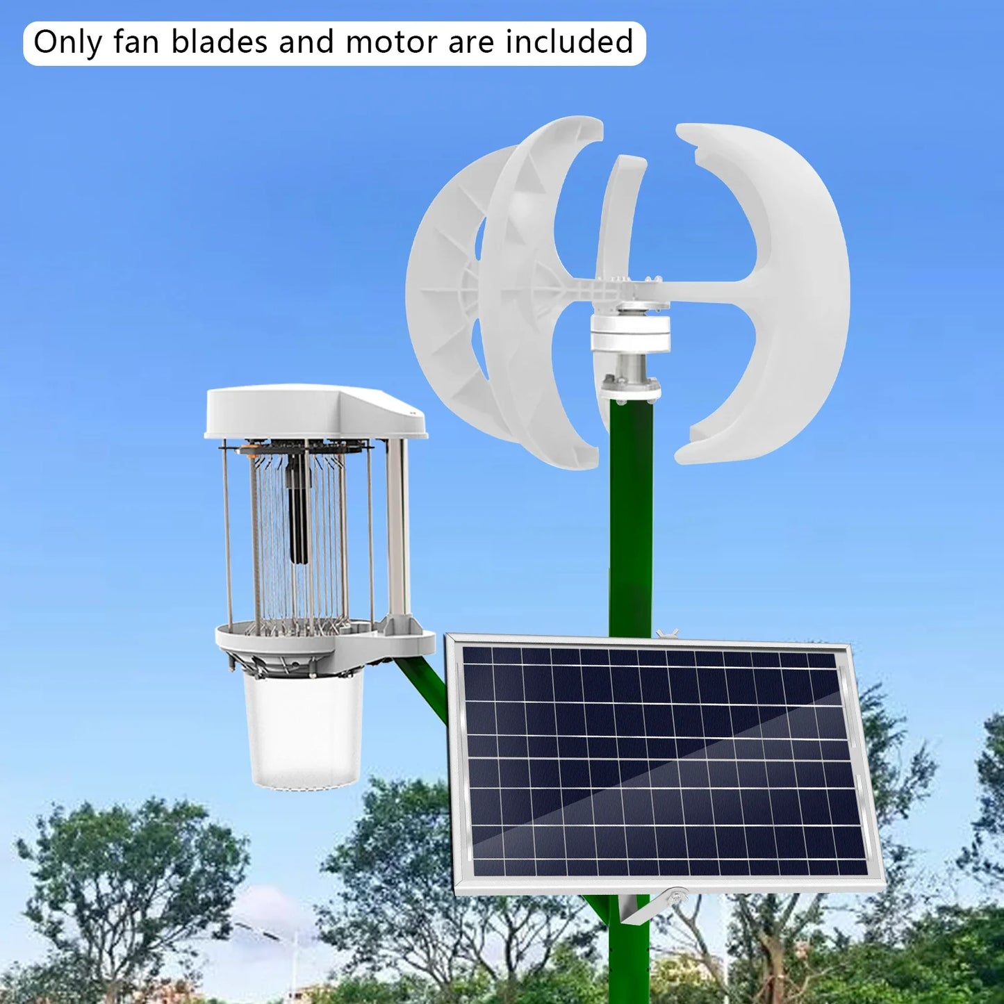 Windturbine - Windmolen - Windturbine Generator - Windenergie - Verticale As - 600W - 24V - met Magnetische Levitatie - IP67-controller - 5 Messen - Stille & Efficiënte Energieoplossing - voor Thuisgebruik en Off Grid Systemen