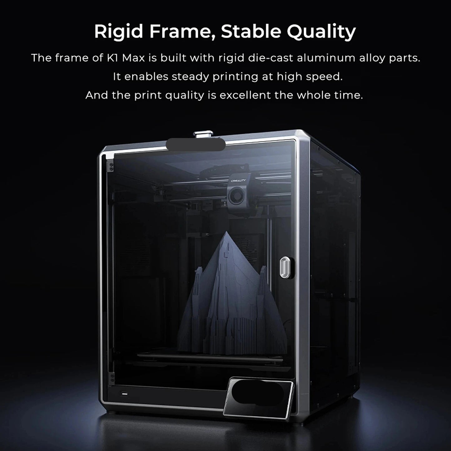 K1 Max 3D-printer – FDM Printer – 3D Printmachine – Additive Fabricator – Rapid Prototyper – Groot Bouwvolume 300x300x300 mm – Supersnelle Printsnelheid 600 mm/s