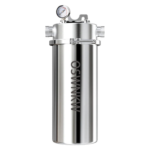 Waterfilter – Huiswaterfilter – Driefasenfilter – Kalkfilter – Chloorfilter – Roestvrijstalen Behuizing – 3000 Liter Per Uur