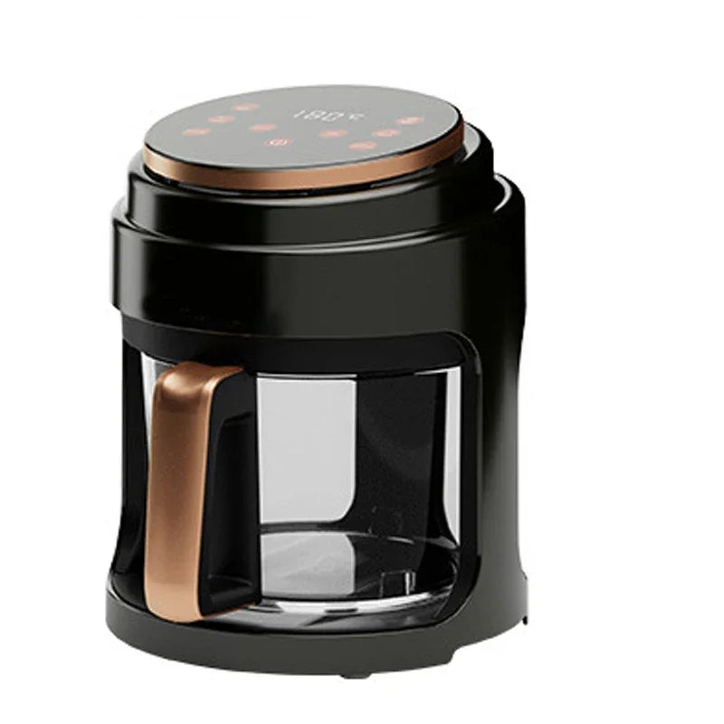 Airfryer - 3L – Heteluchtfriteuse - 1000W – Olievrij Frituren – LED Touchscreen - en 360° Hete Lucht – Voor Gezonder Koken - Veilig in Gebruik - Zwart - QUORE