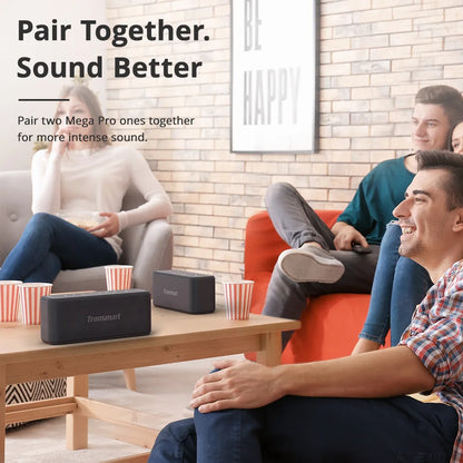 Tronsmart - Bluetooth Speakers -Bluetooth Speaker Wireless -Bluetooth Speaker Waterproof - 60W Portable Mega Pro- with voice assistant