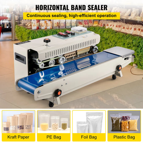 Seal Apparaat - Sealer - Vacumeermachine - Vacuüm Sealer Automatisch - Zakband sluitmachine - Verticaal - voor Zakfolie