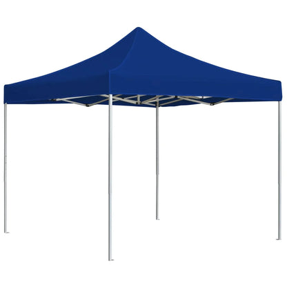Tuinpaviljoen –  Partytent – Aluminium Vouwtent – Schaduwdoek – Markttent – Waterbestendig Dak – Lichtgewicht Frame – 3x3 Meter - Blauw