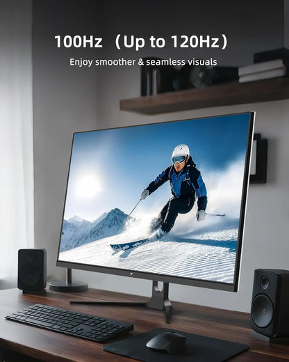 Computer Monitor – Beeldscherm – Display – Computerscherm – Monitor – 32 Inch – 2K 2560x1440 – IPS Paneel – 120 Hz – Wit Design - QUORE