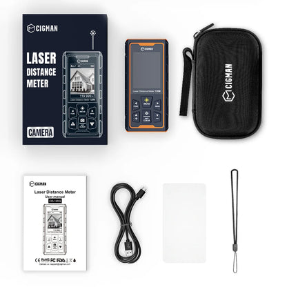 Lasermeetapparaat – Afstandsmeter – Meetinstrument – Laserafstandsmeter – Meetlint – Meetafstand Tot 120 Meter – IP68 Waterdicht
