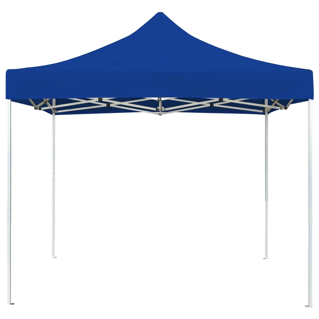 Tuinpaviljoen –  Partytent – Aluminium Vouwtent – Schaduwdoek – Markttent – Waterbestendig Dak – Lichtgewicht Frame – 3x3 Meter - Blauw