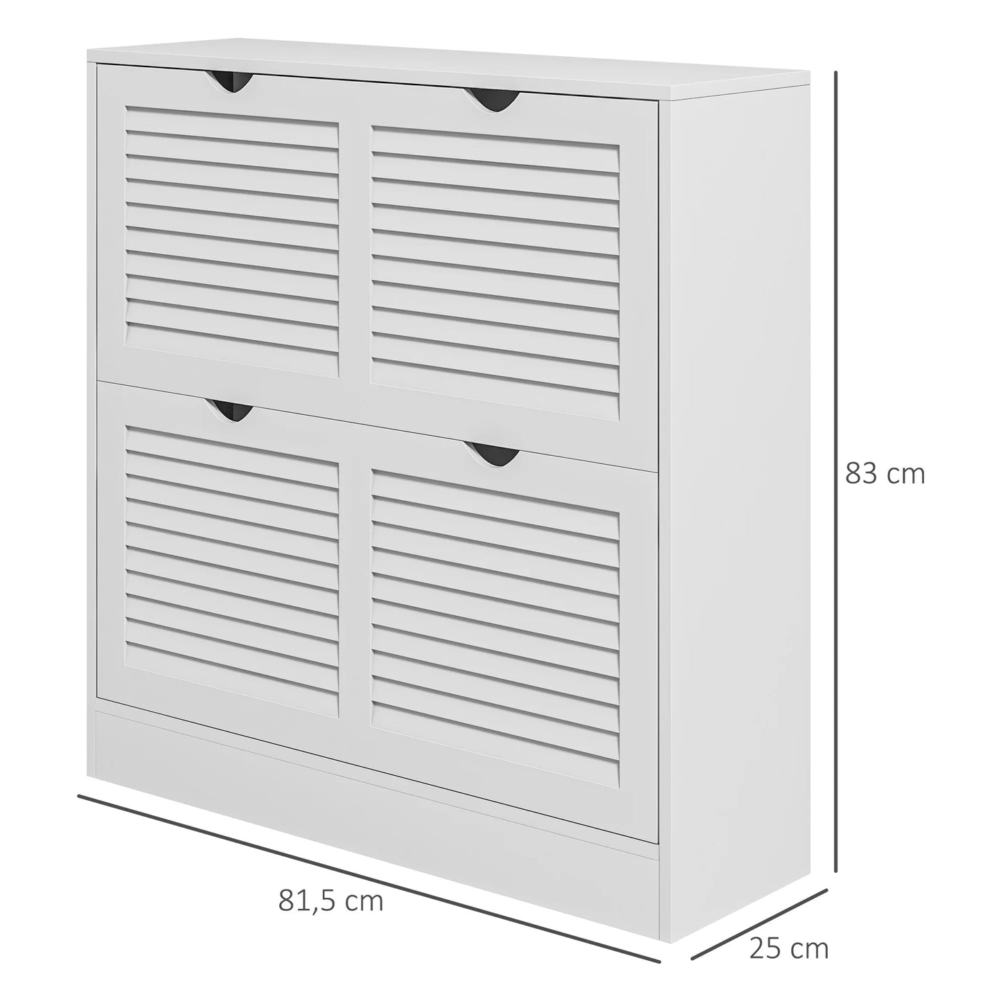 Schoenenrek – Schoenenkastje – Schoenenopberger – Schoenenschuiflade – Compact Formaat – Verstelbare Legplanken – 16 Paar Opbergruimte