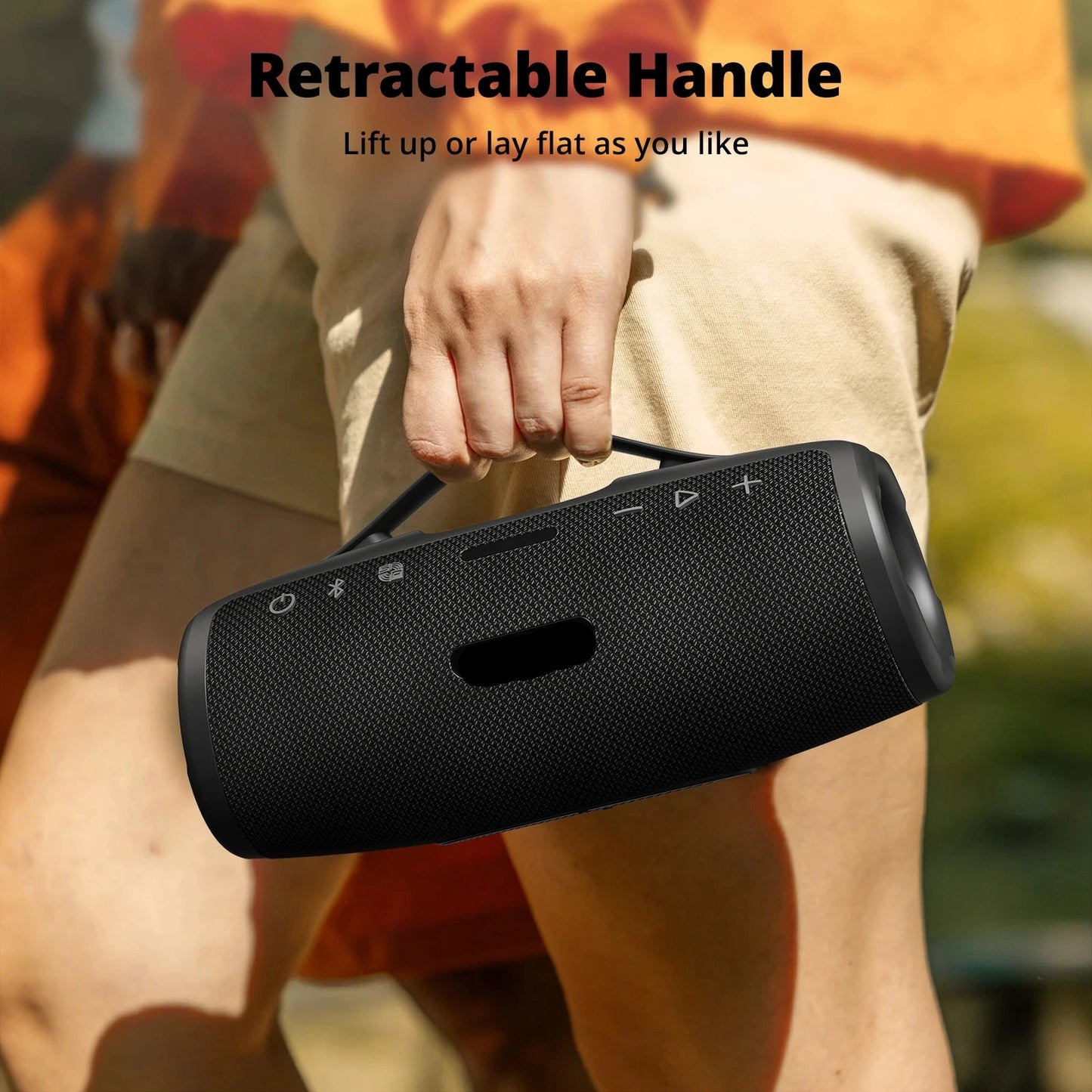 Bluetooth Speaker - Party Speaker - 50W - Draadloze - Draagbare - Waterdichte - Powerbank Functie - 20 Uur Speeltijd - Voor Camping & Feestjes - Blauw