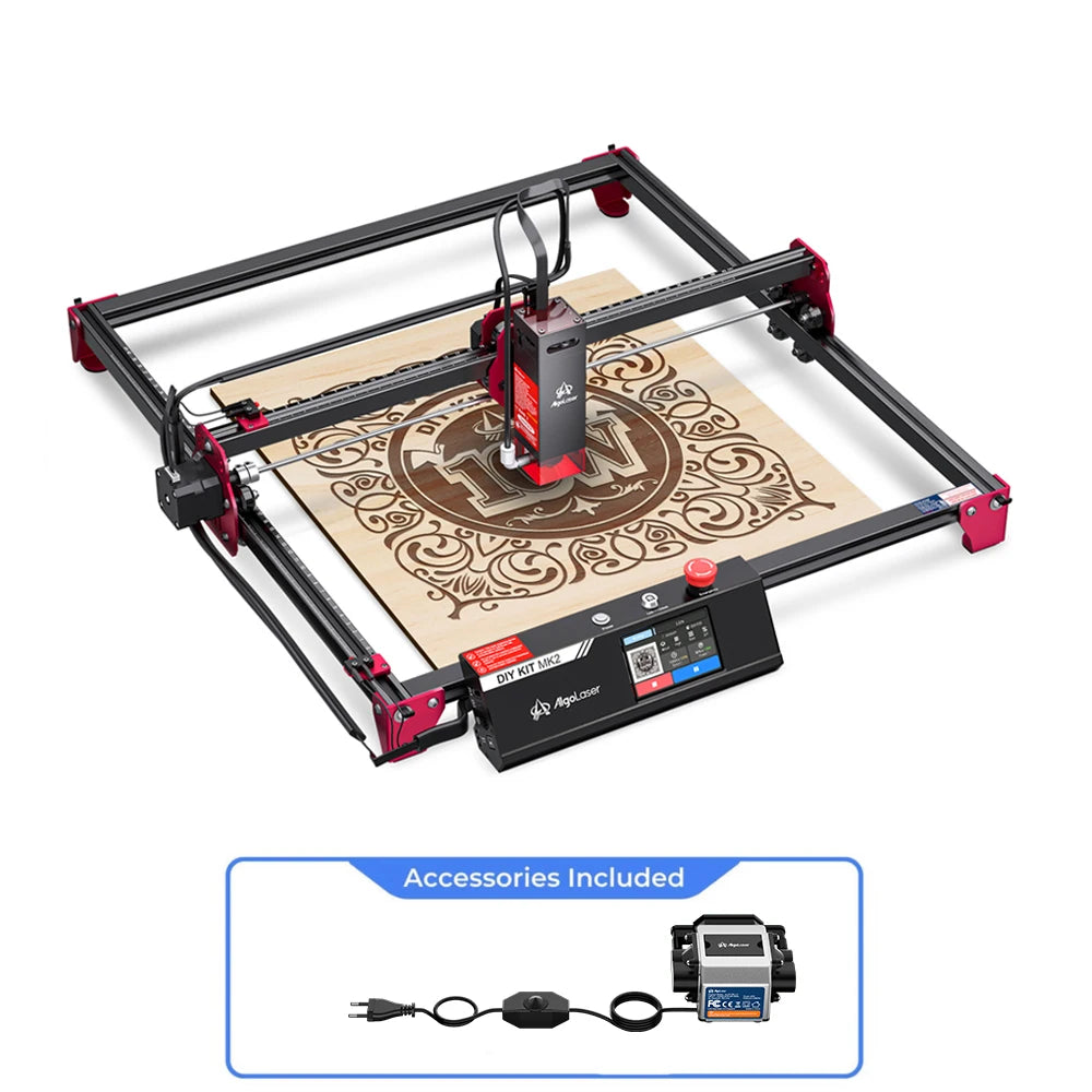 AlgoLaser Laser Engraver Cutter With Wifi Offline Control/3.5inch Touch Screen 10W Laser Engraving Cutting Machine CNC Machine - QUORE