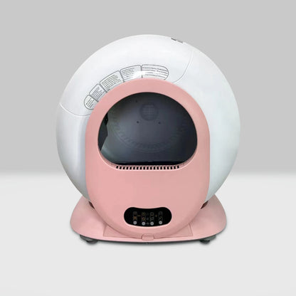 Kattenbak – Automatische Kattenbak – Zelfreinigende Kattenbak – Elektrische Kattenbak – Kattenbak Met App – 6L Afvalcontainer – Laag Instapniveau