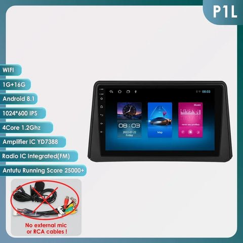 8G 128G 2Din Android 12 Car Radio Multimedia Player for Opel Mokka 2012 2013 2014 2015 2016 Autoradio GPS Navi Wifi Audio Stereo