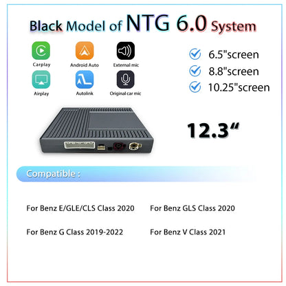 Draadloze CarPlay Module – Wireless CarPlay Adapter – Android Auto Interface – AirPlay Spiegelkoppeling – Infotainment Upgrade – Compatibel NTG 6.0 10,25" & 12,3" – Plug & Play Installatie – Originele Microfoon Integratie