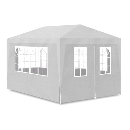 Opvouwbare Partytent – Paviljoen – 3x4 – Easy Up – Waterdicht – Met Zijwanden – Weerbestendig – Wit