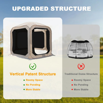 Pop-Up Tent – Kampeertent – Vouwtent – Schuiltent – Insectenwerend – 3x3 Meter – Waterdicht