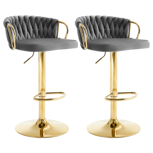 Eettafelset – Eetkamerset – Keukentafelset – Zitgroep – Eethoek – Rechthoekig MDF Tafelblad – Metalen Frame – 4 Stoelen – Rustiek Bruin