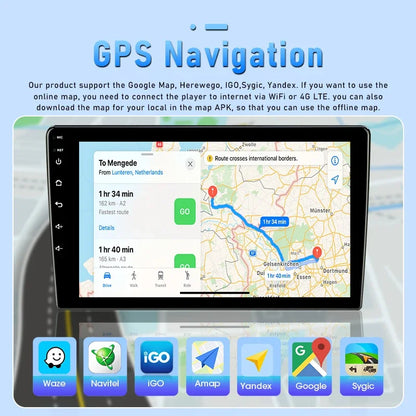 Android 12 Autoradio – Multimedia Systeem – GPS Navigatie – Carplay Radio – Auto Stereo – 9 Inch Touchscreen – 4x45W Versterker - QUORE