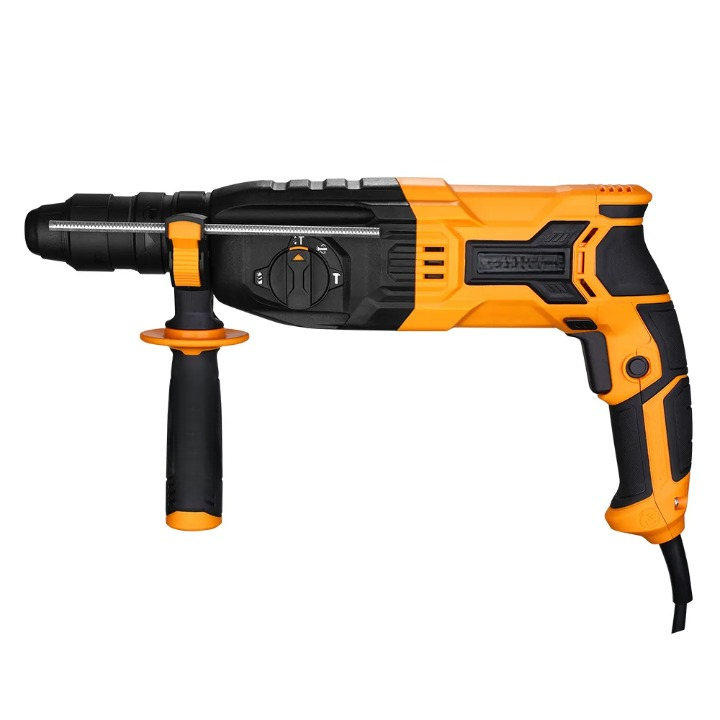 Hamerboormachine - Klopboormachine - Snoerloze boormachine - Boormachine - Borstelloze Elektrische Hamer - 0-5500bpm - 220-240V-50/60HZ - 1000W - 1300RPM - Geel - QUORE