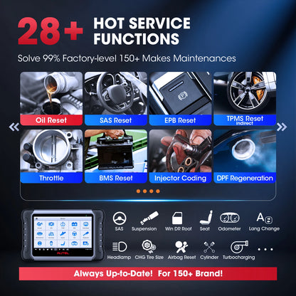 Autodiagnose Scanner – Diagnoseapparaat – OBD Scanner – Foutcode Lezer – Bi-Directionele Controle – 7-Inch Scherm – Wifi Verbinding
